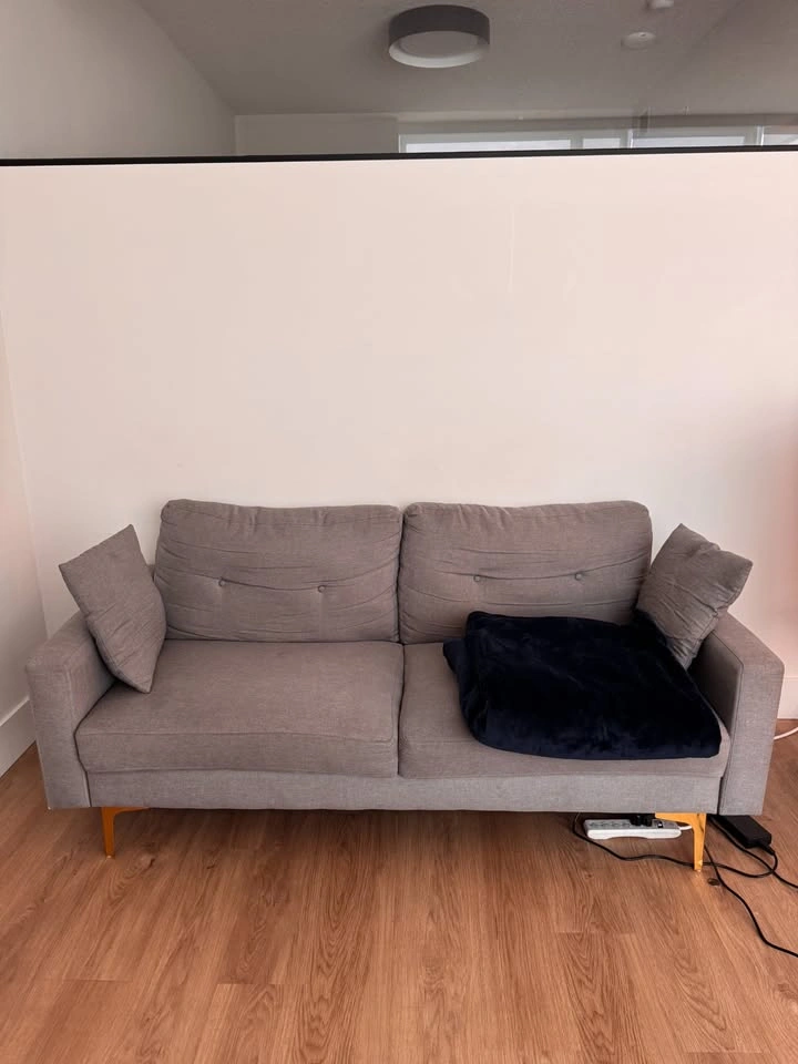 Grey two seater couch for sale. - photo 2