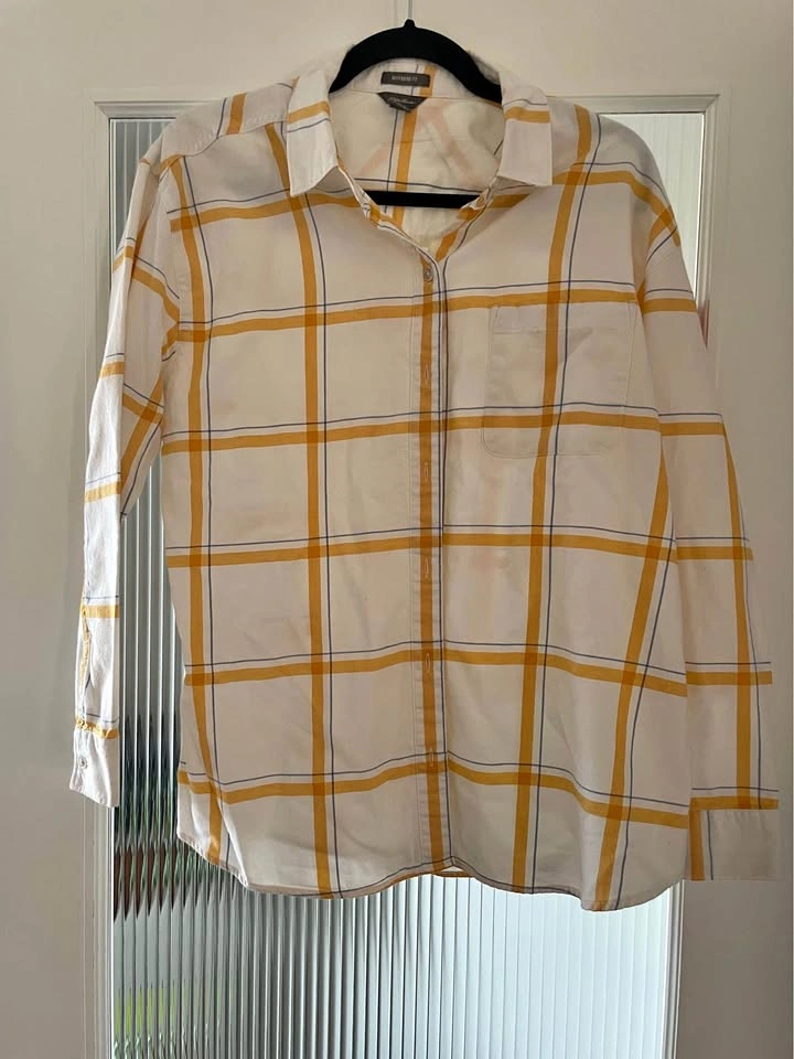 Eddie Bauer Plaid Boyfriend Shirt