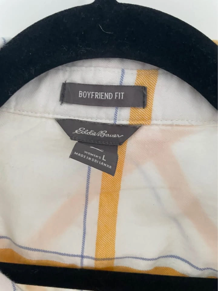 Eddie Bauer Plaid Boyfriend Shirt - photo 2