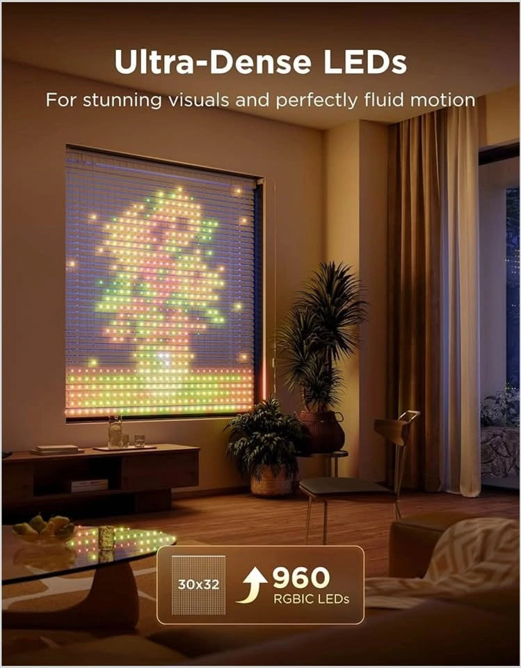 Govee Curtain Lights Pro, 960 LEDs Smart Lights - photo 3