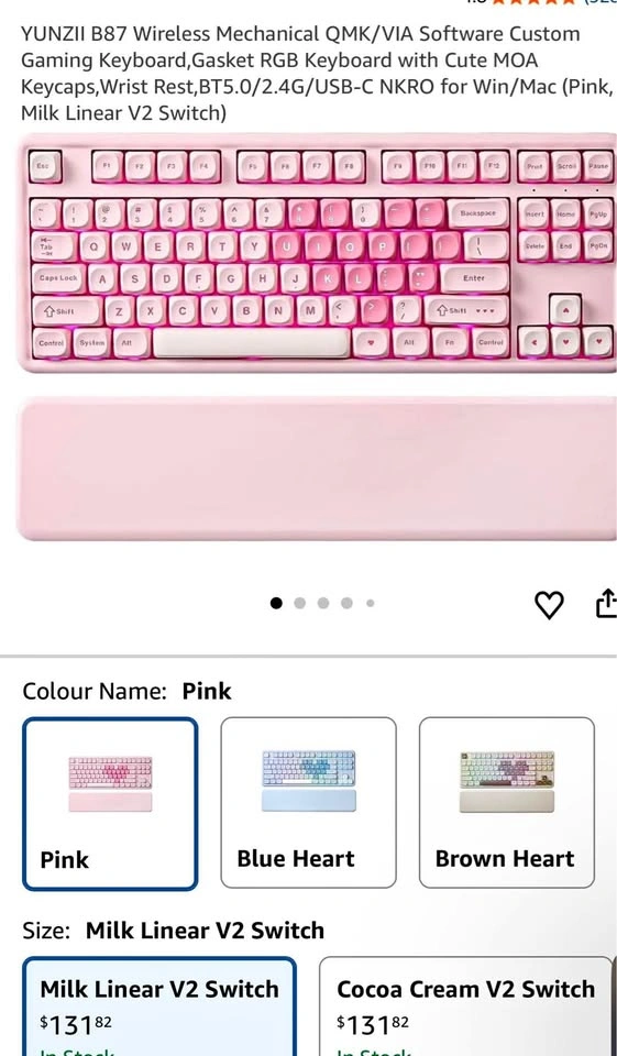 YUNZII B87 Wireless Mechanical Keyboard