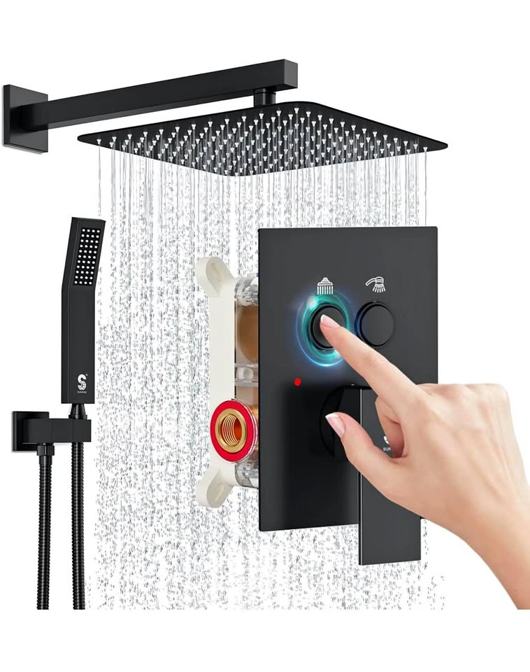 SR Sun Rise Shower System with Push Button Diverter