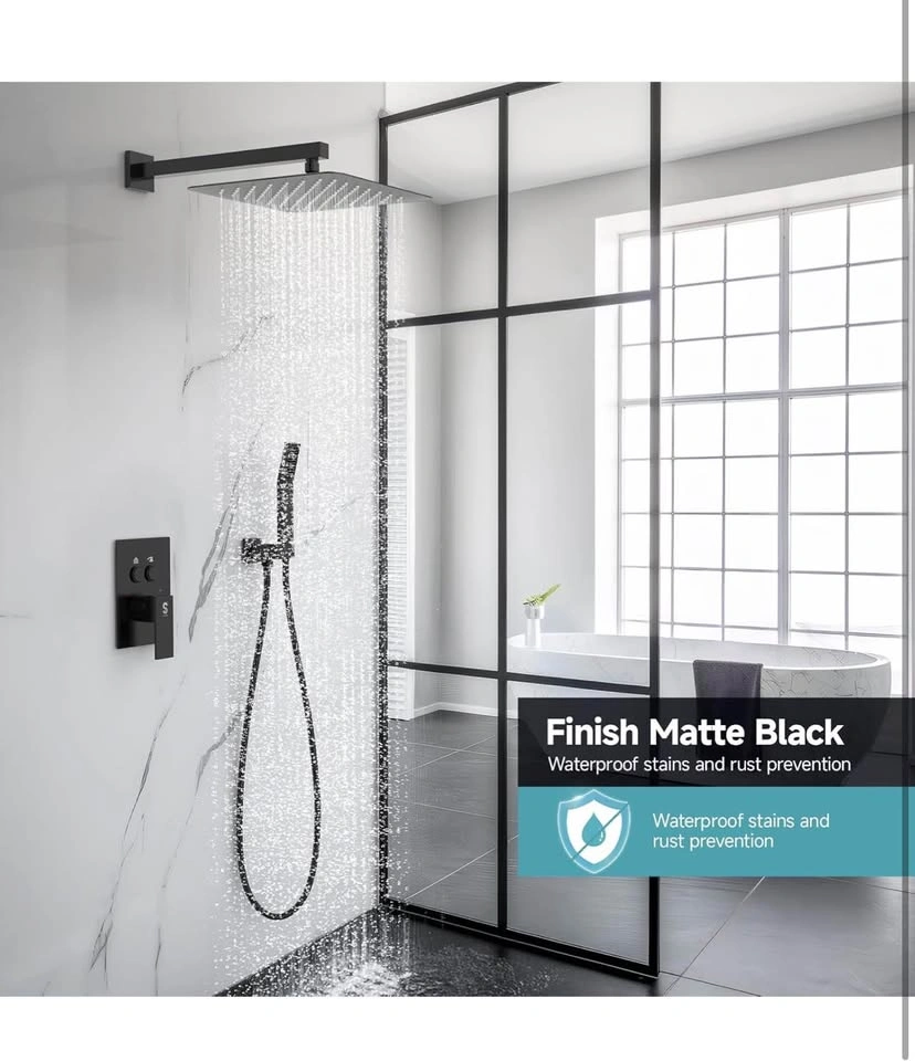 SR Sun Rise Shower System with Push Button Diverter - photo 5