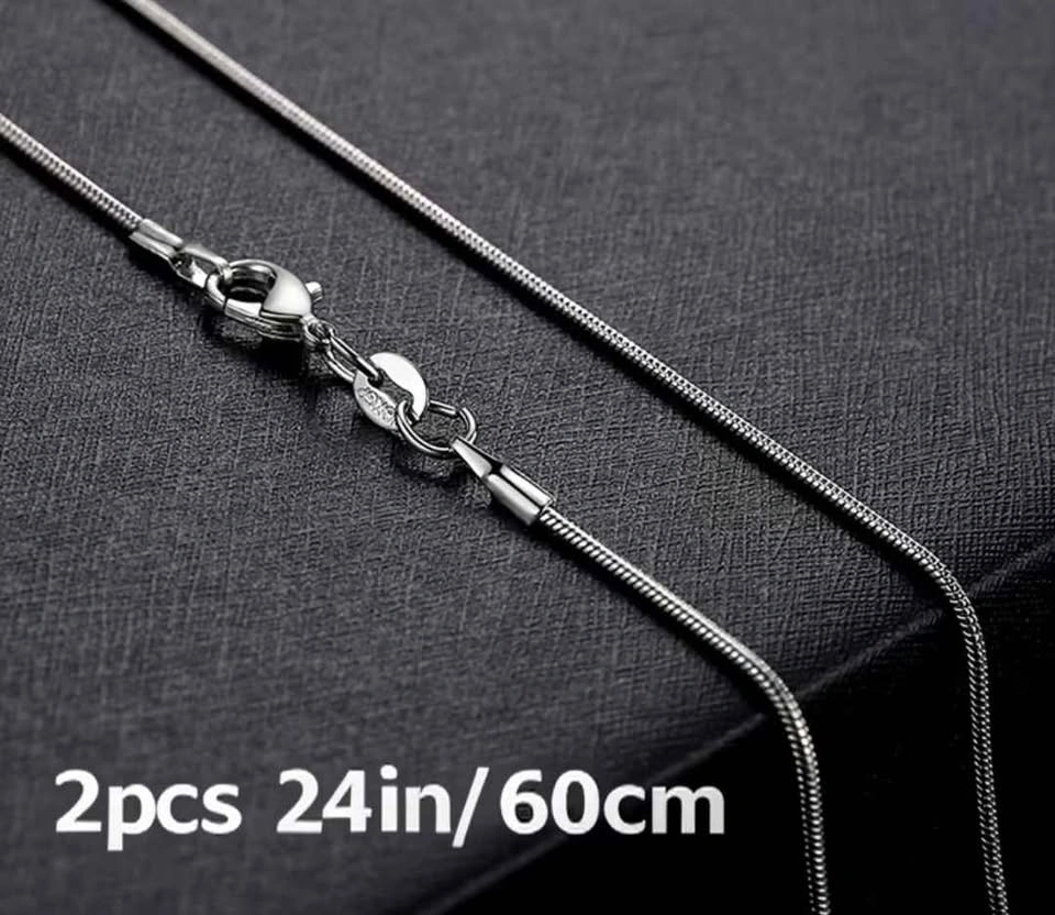 925 Sterling Silver Snake Bone Chain - photo 3