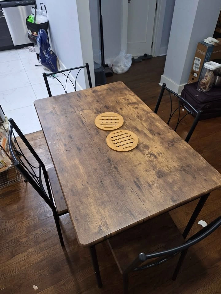 Small Dining Table for Four with 4 Chairs - photo 2