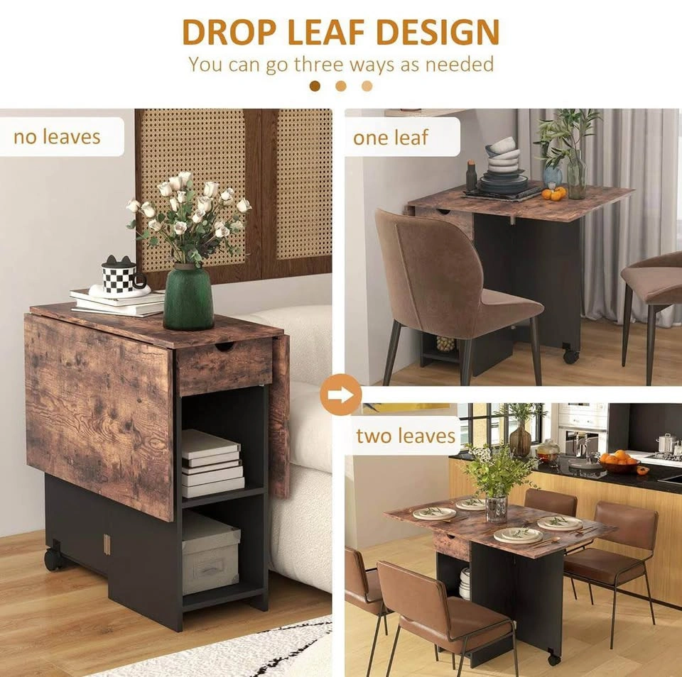 Airial Rectangular Dining/Office Table - Walnut Top, Black Base - photo 5