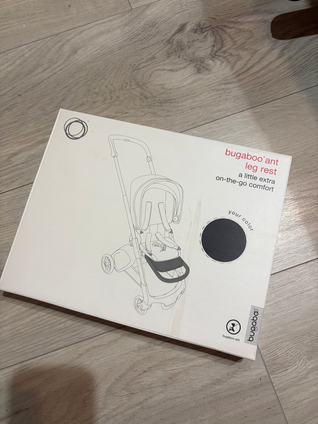 Brand New Bugaboo Ant Leg Rest – Black