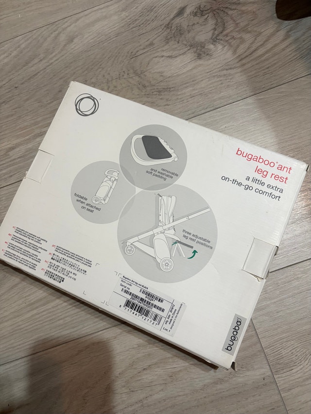 Brand New Bugaboo Ant Leg Rest – Black - photo 2