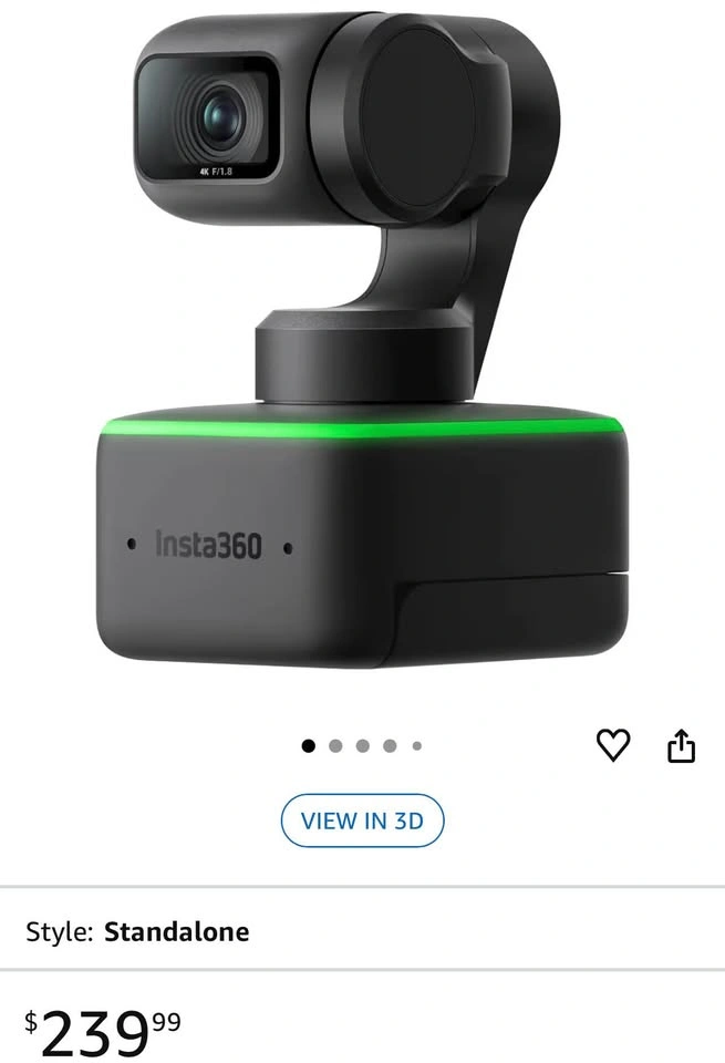 Insta360 Link PTZ 4K Webcam - photo 2