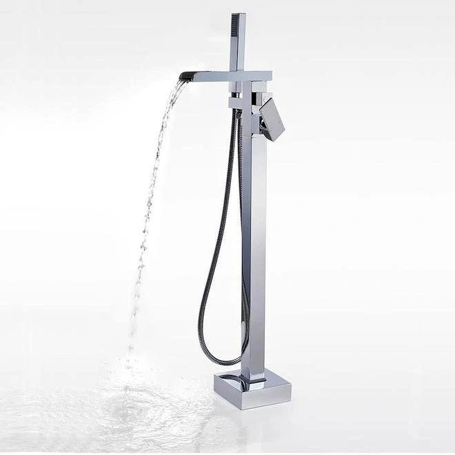 OVE Decors Infinity Chrome Bathtub Faucet with Hand Shower