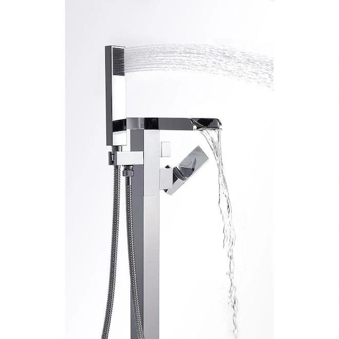 OVE Decors Infinity Chrome Bathtub Faucet with Hand Shower - photo 3
