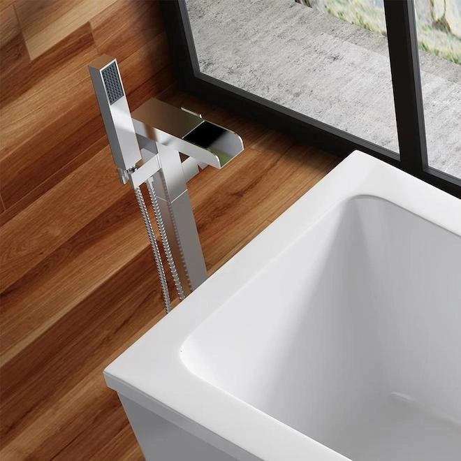 OVE Decors Infinity Chrome Bathtub Faucet with Hand Shower - photo 5
