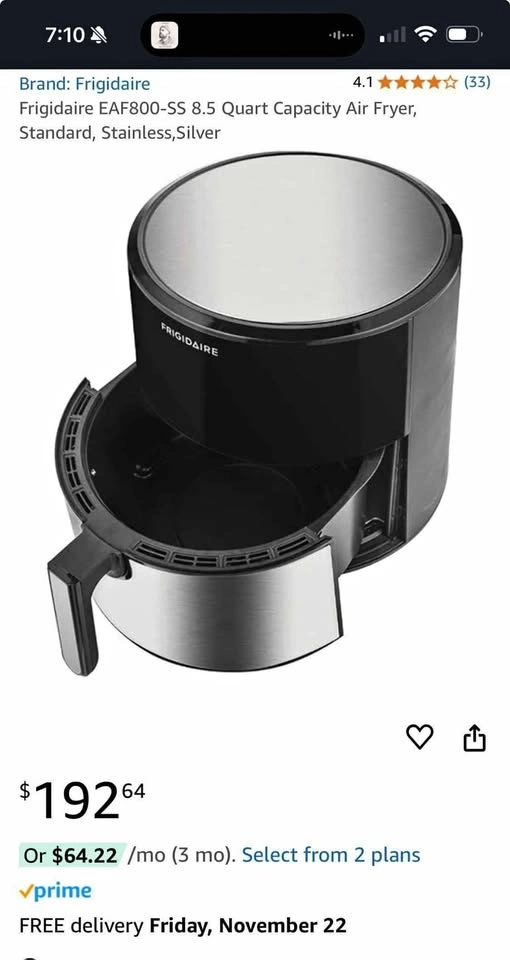 Frigidaire Air Fryer