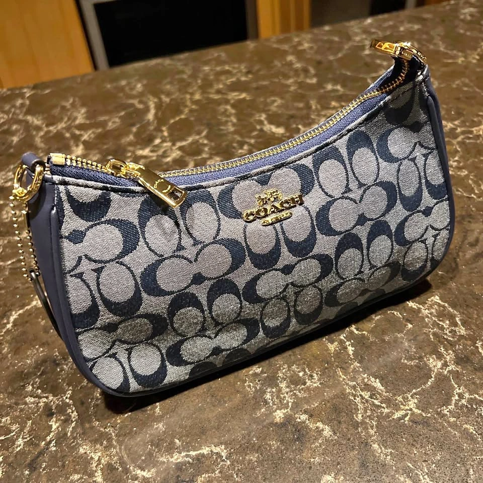 Dark blue coach bag