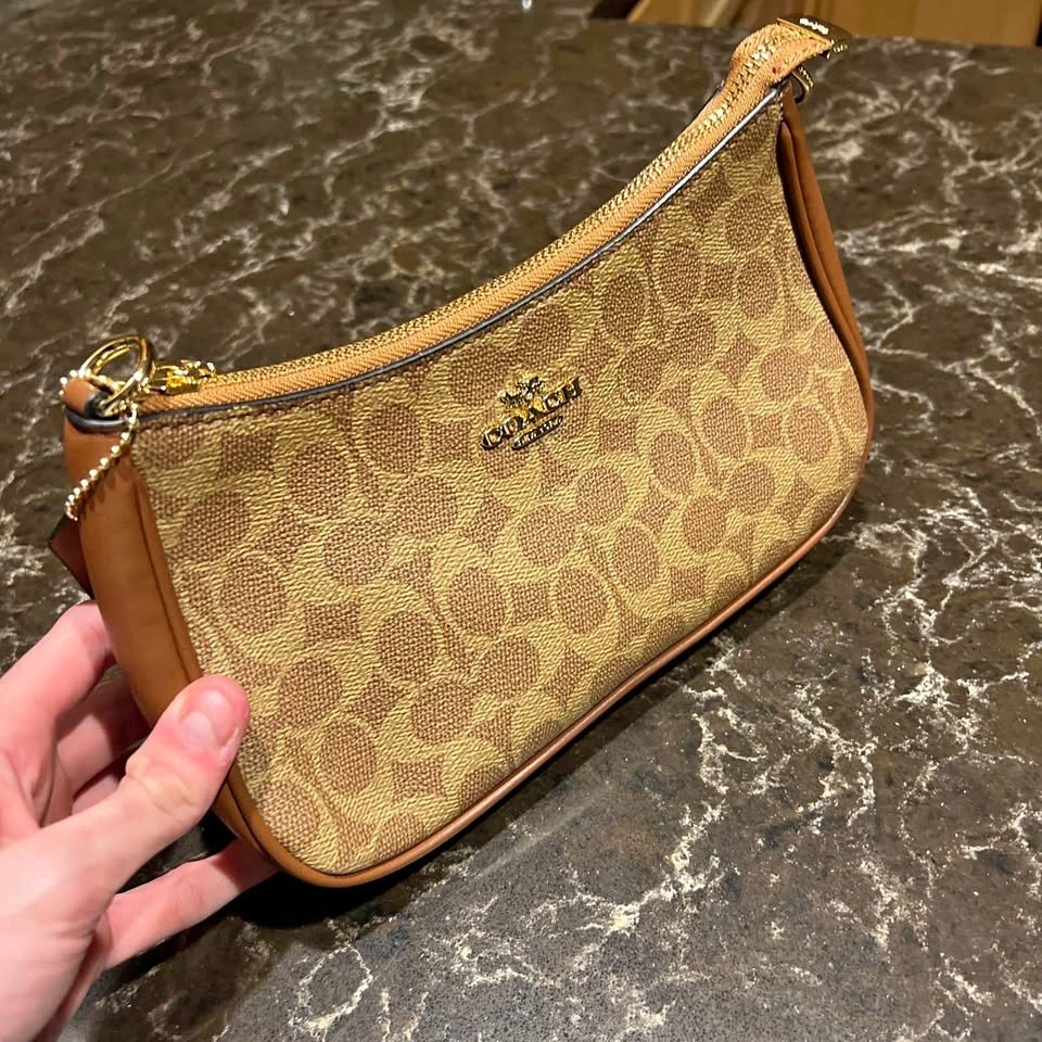 Brown coach bag