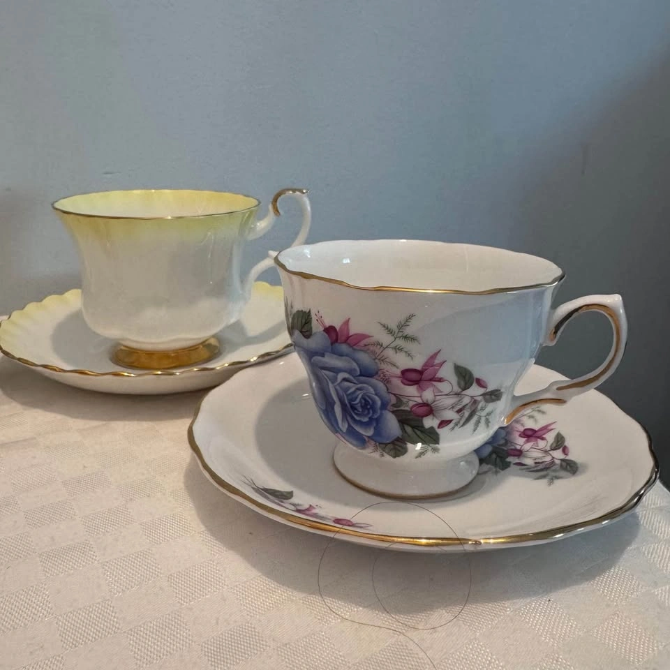 Collection of 4 China tea cups - photo 4