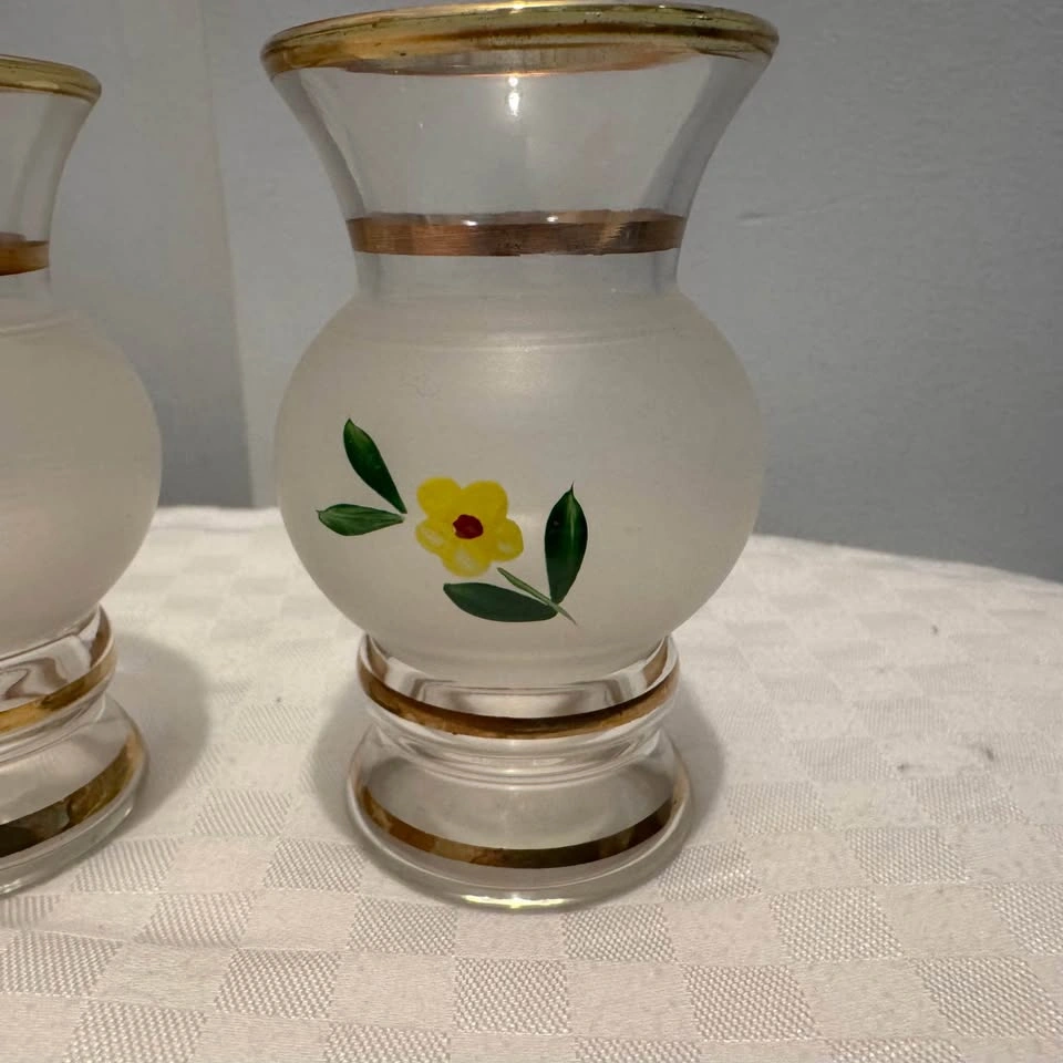 Bartlett Collins Frosted Bud Vases - Pair - photo 2