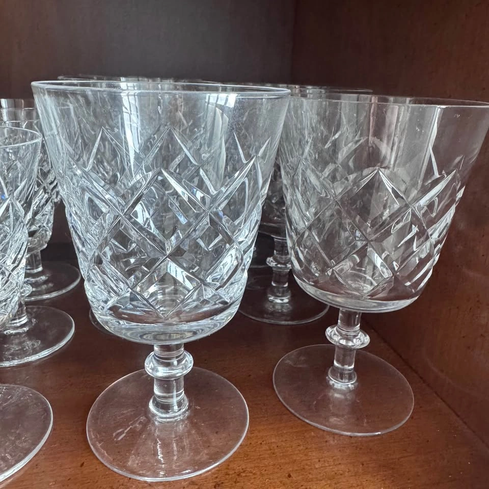 14 Crystal Glasses Webb Corbett Crystal Glasses - photo 5