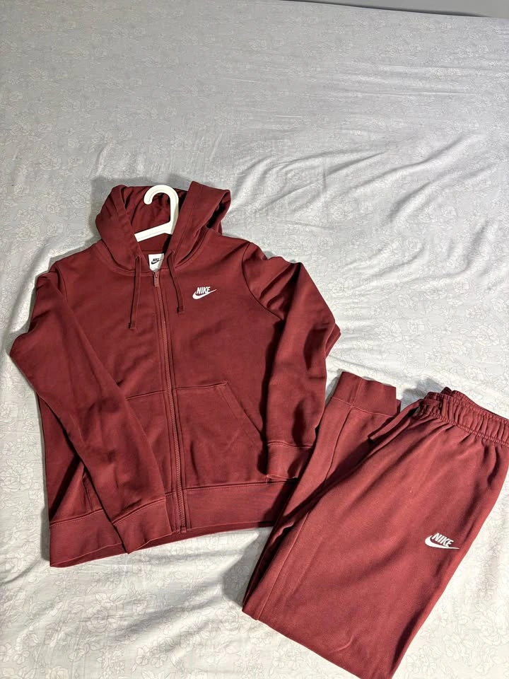 Maroon Nike Tracksuit