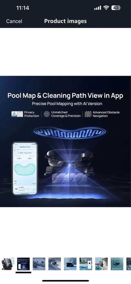 Beatbot AquaSense 2 Ultra Robotic Pool Cleaner - photo 2