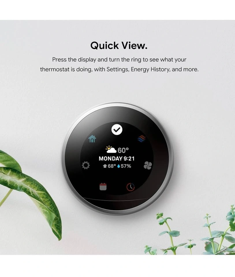 Google Nest Learning Thermostat (3rd Gen) - photo 4