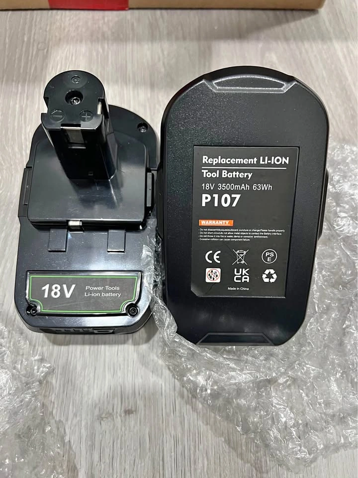 18v Lithium Battery P107 3500 mAh
