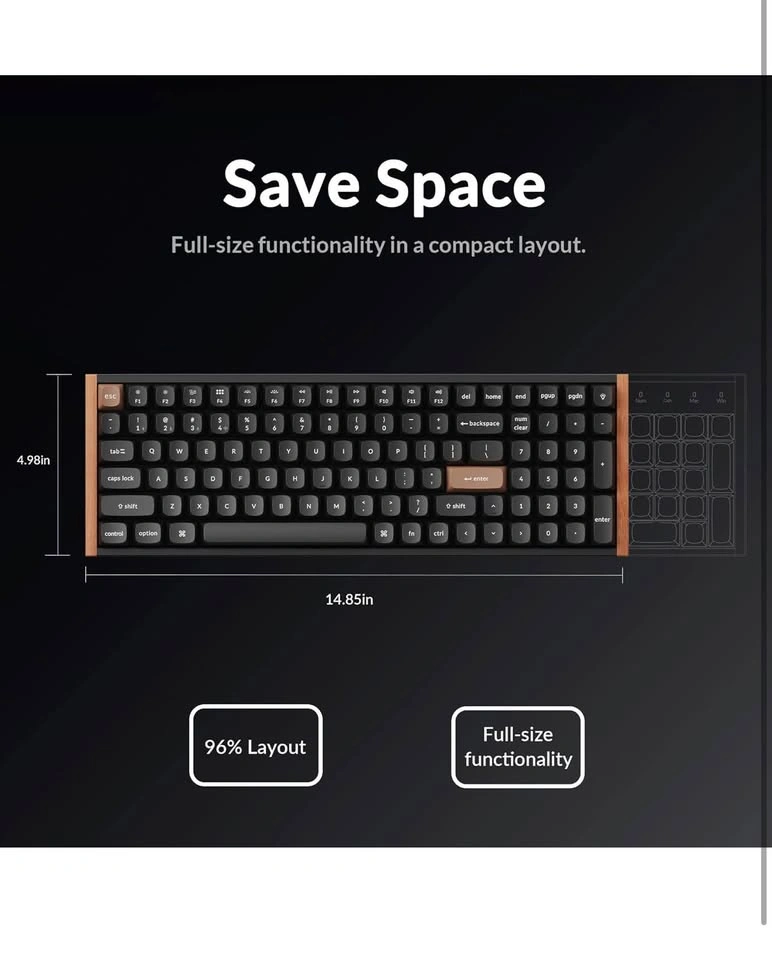 Keychron K4 HE 96% Wireless Magnetic Switch Gaming Keyboard - photo 3