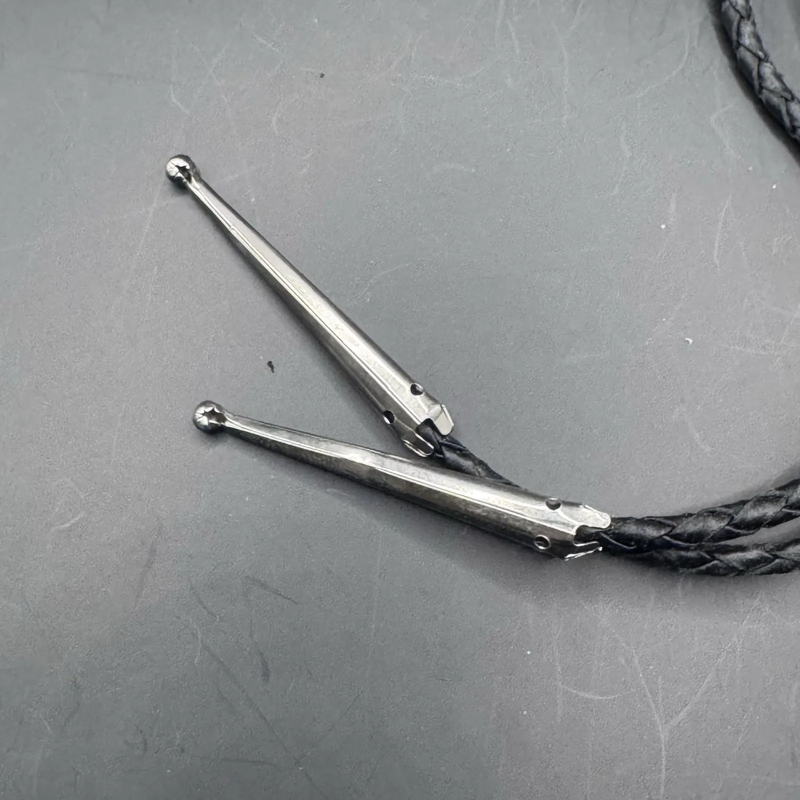 Vintage Bolo Tie with Large Silver Roadrunner Design - photo 5
