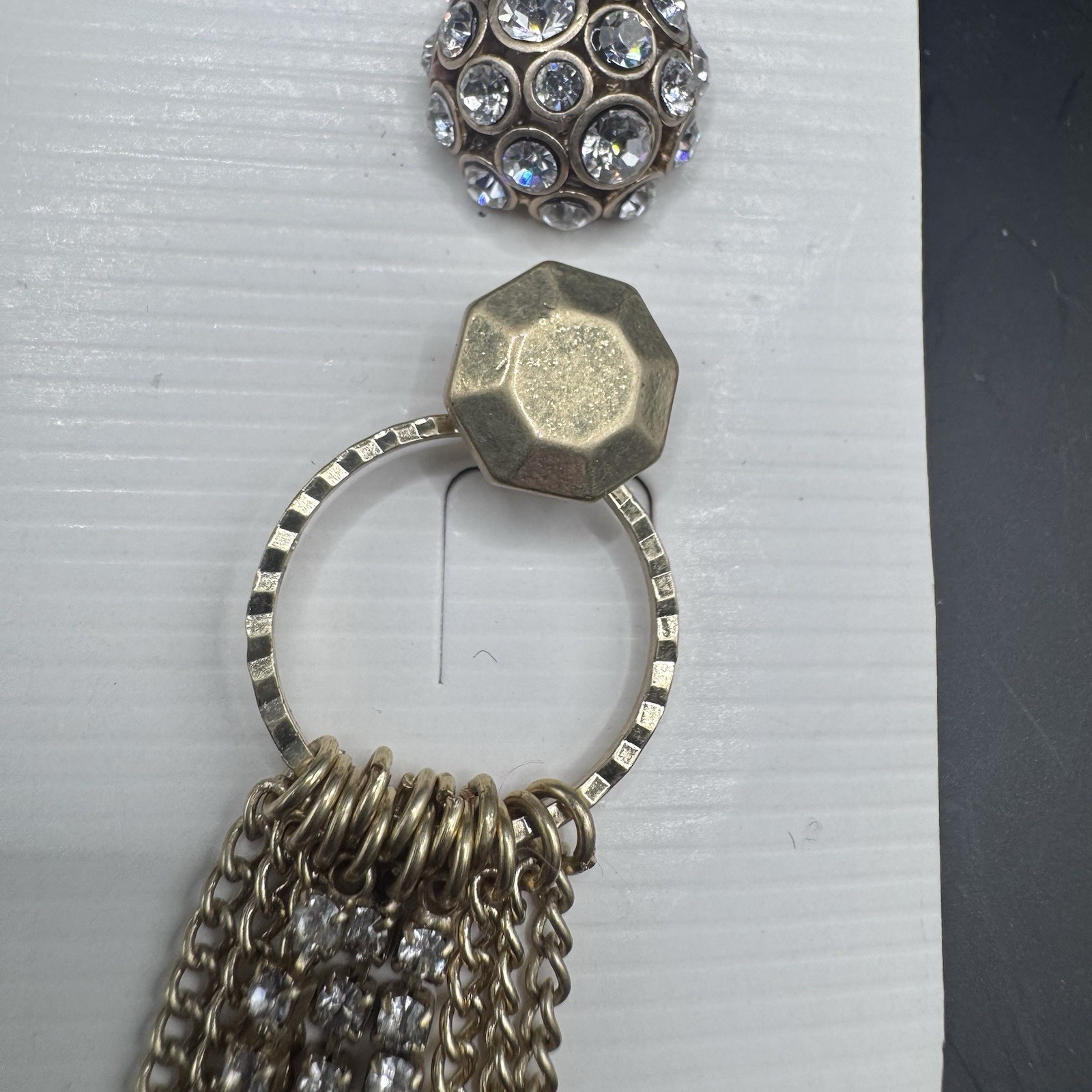 Lia Sophia retired Quattro gold tone dangling earrings - photo 3