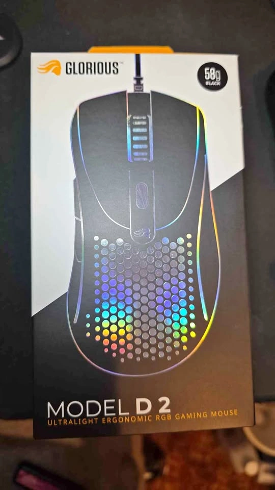 Glorious Model D 2 Gaming Mouse - Ultralight (58g)