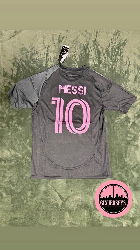 Inter Miami Messi Jersey Black Pink Small