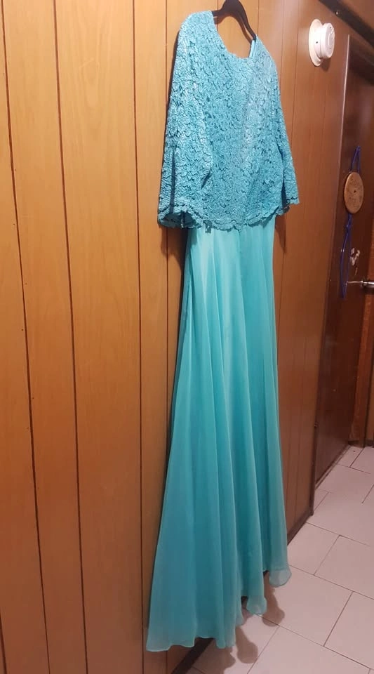 Blue A-Line Party Dress - photo 2