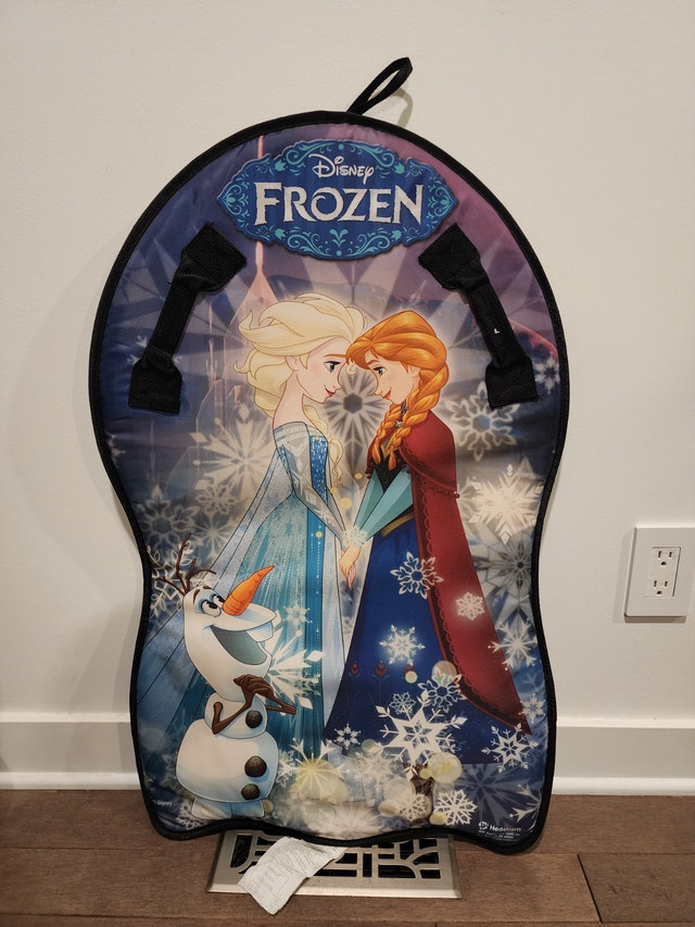 Kids Lightweight Foam Winter Snow Sled/Toboggan w/ Handles