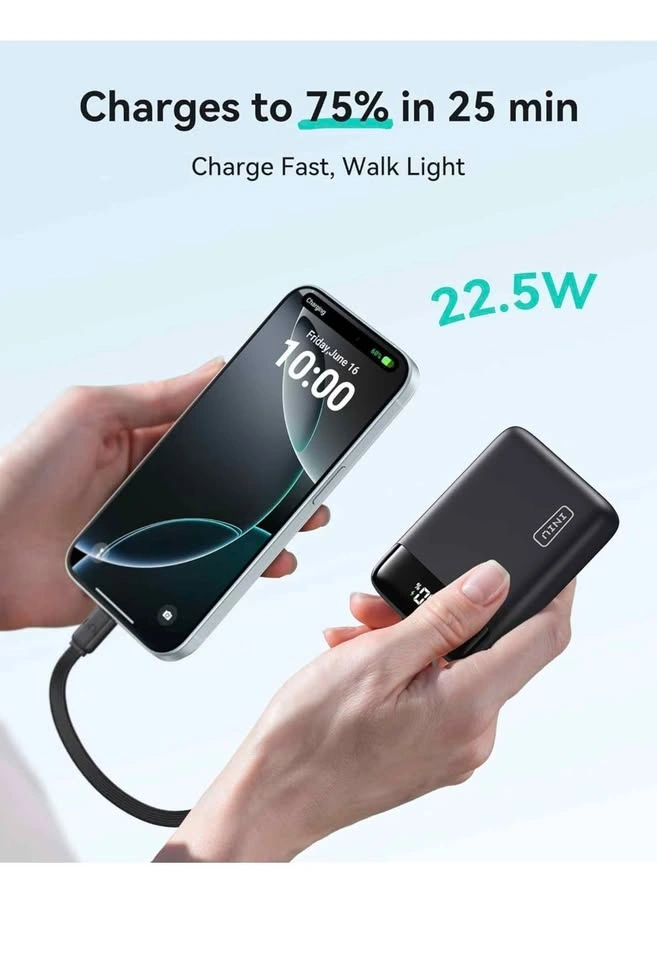 INIU Mini Power Bank USB-C Fast Charge 22.5W - photo 3