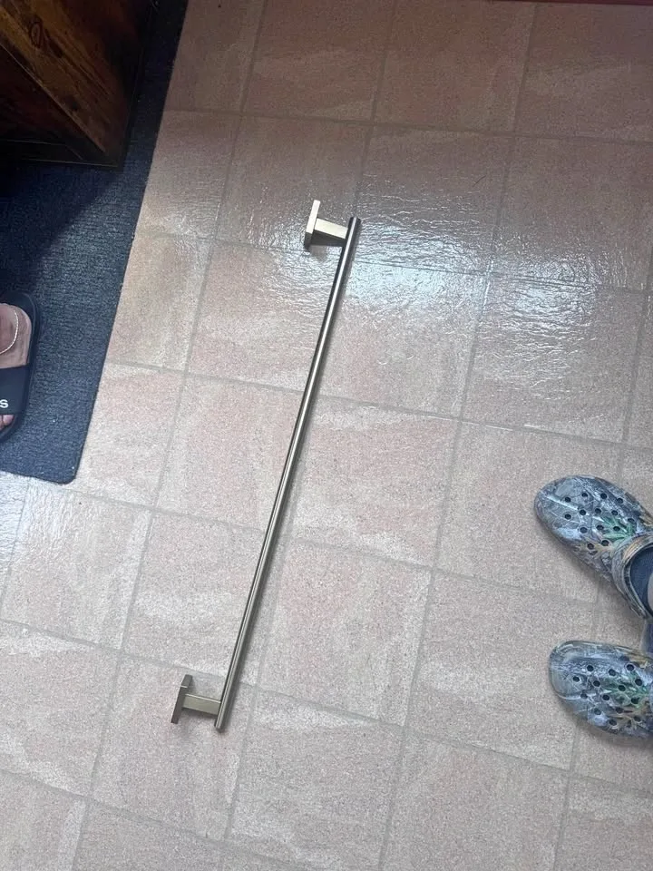 Gold towel bar
