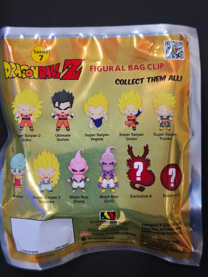 Dragon Ball Z Series 7 Figural Bag Clip (Sealed Blind Bag) - photo 2