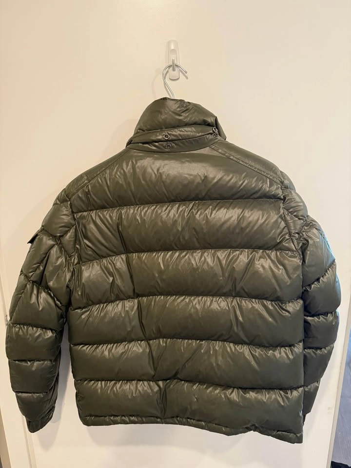 Authentic Moncler Maya Jacket - Rare Olive Green - Size 2 - photo 4