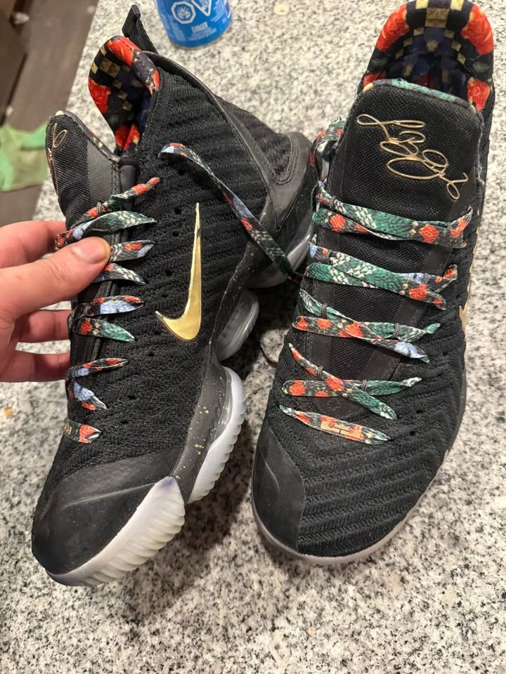 Nike LeBron 16 KC 'Watch The Throne' Basketball Shoes Sz 8.5 - photo 5
