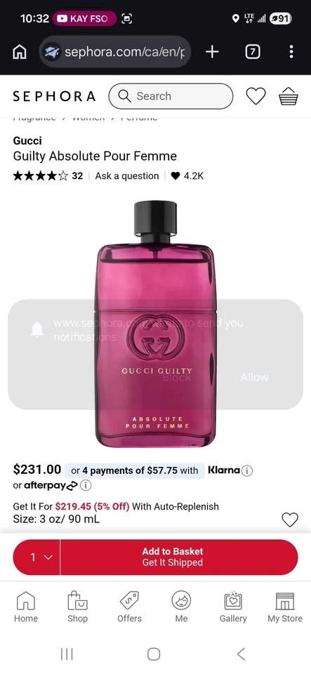 GG Guilty Absolute Pour Femme Eau de Parfum - photo 2