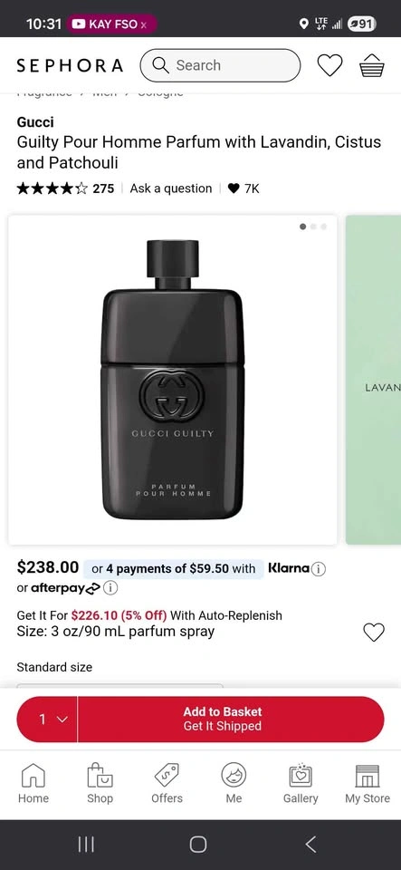 GG Guilty Perfume 90 ml - photo 2