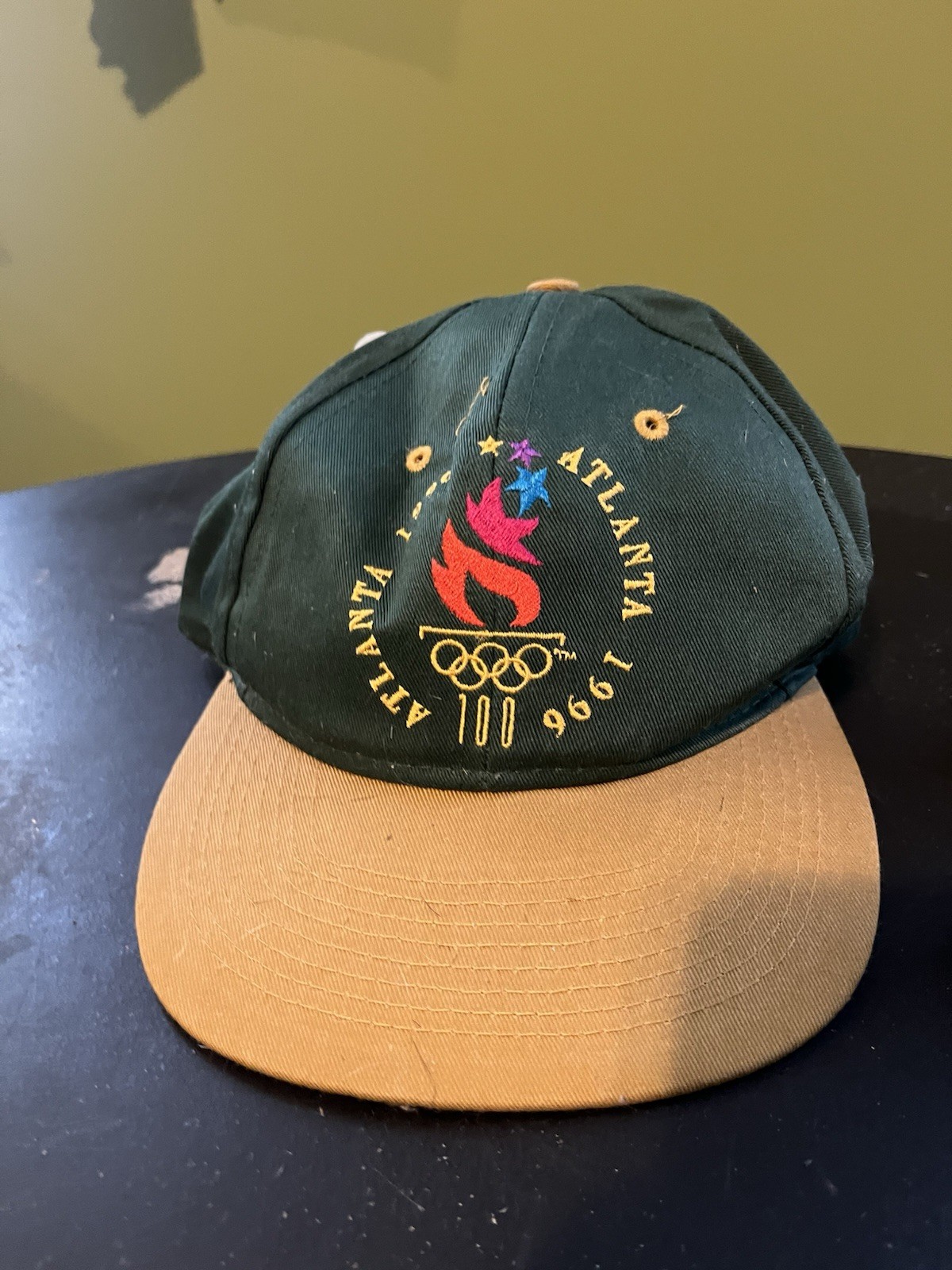Vintage 1996 Atlanta Olympics Snapback Hat - Logo 7
