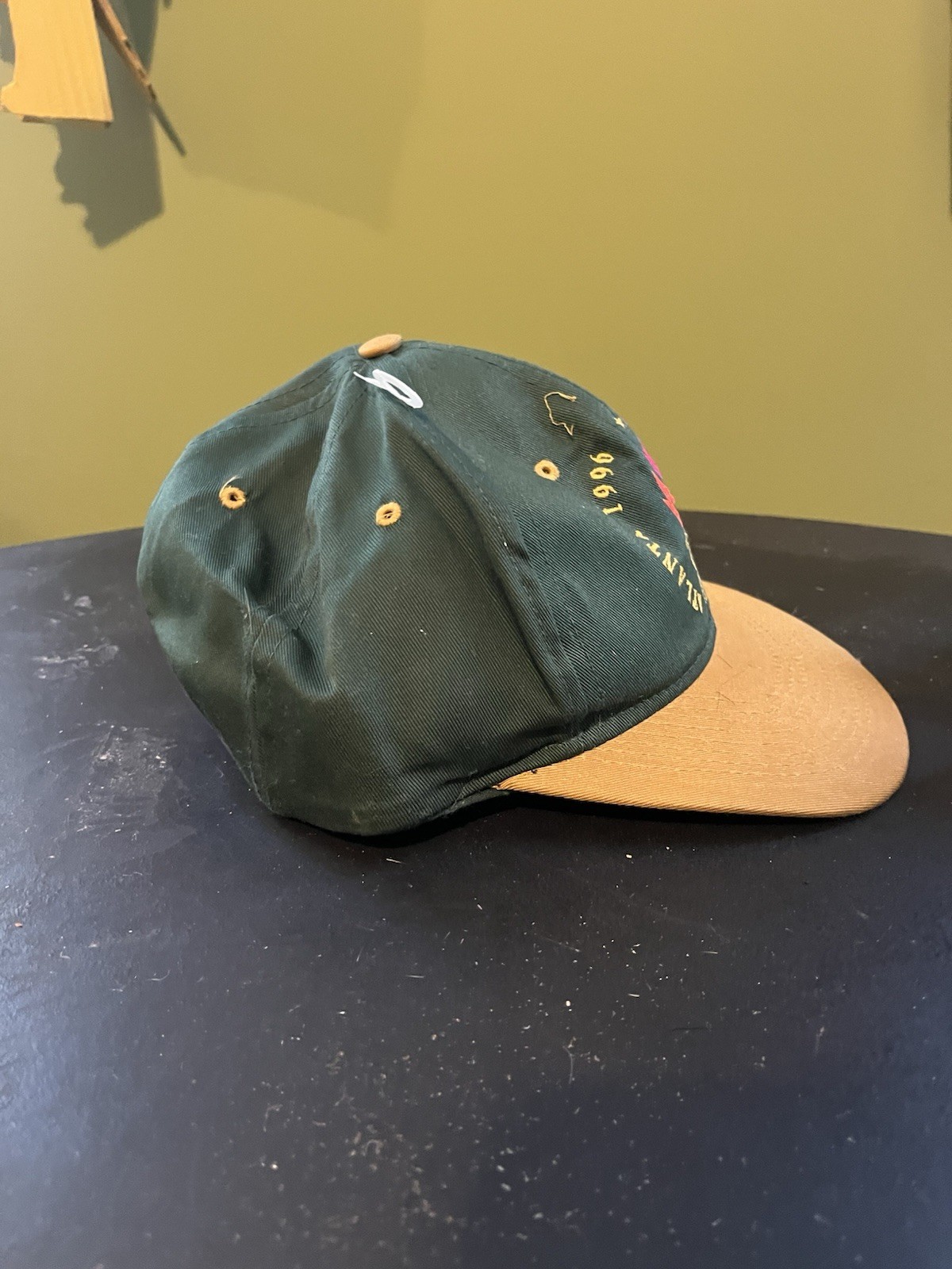 Vintage 1996 Atlanta Olympics Snapback Hat - Logo 7 - photo 3