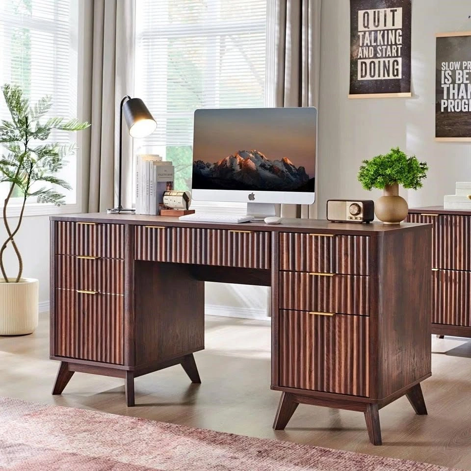 60'' Fluted Executive Desk KR114472