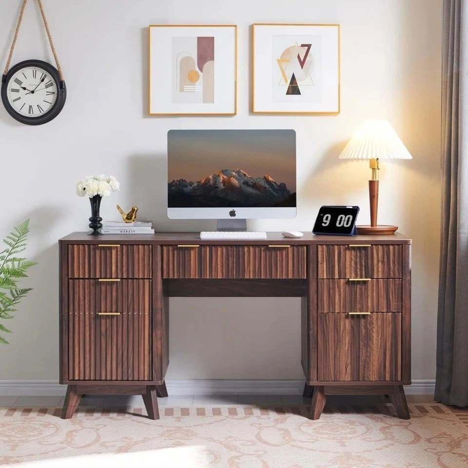 60'' Fluted Executive Desk KR114472 - photo 3