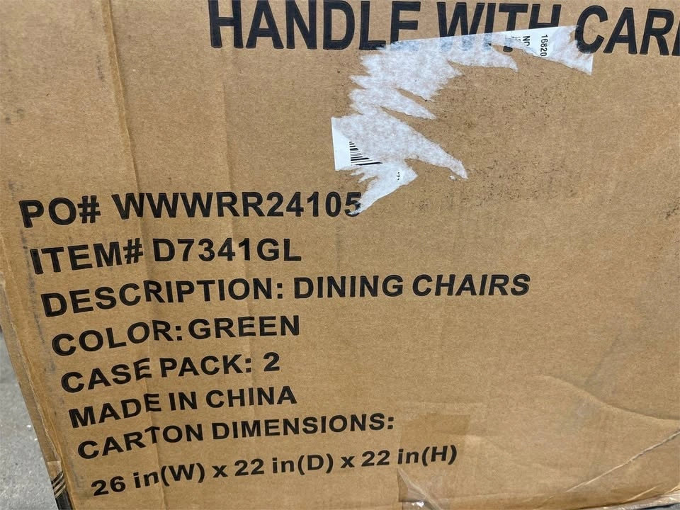 2pcs Minimalist green chair LL122429 - photo 4