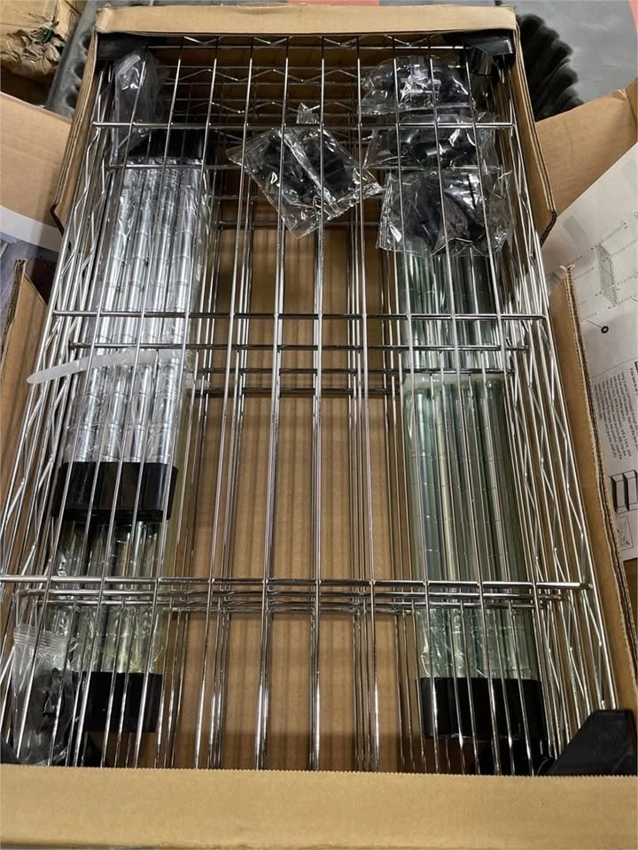 Rectangle Storage Rack 4 tier LD124597 - photo 4