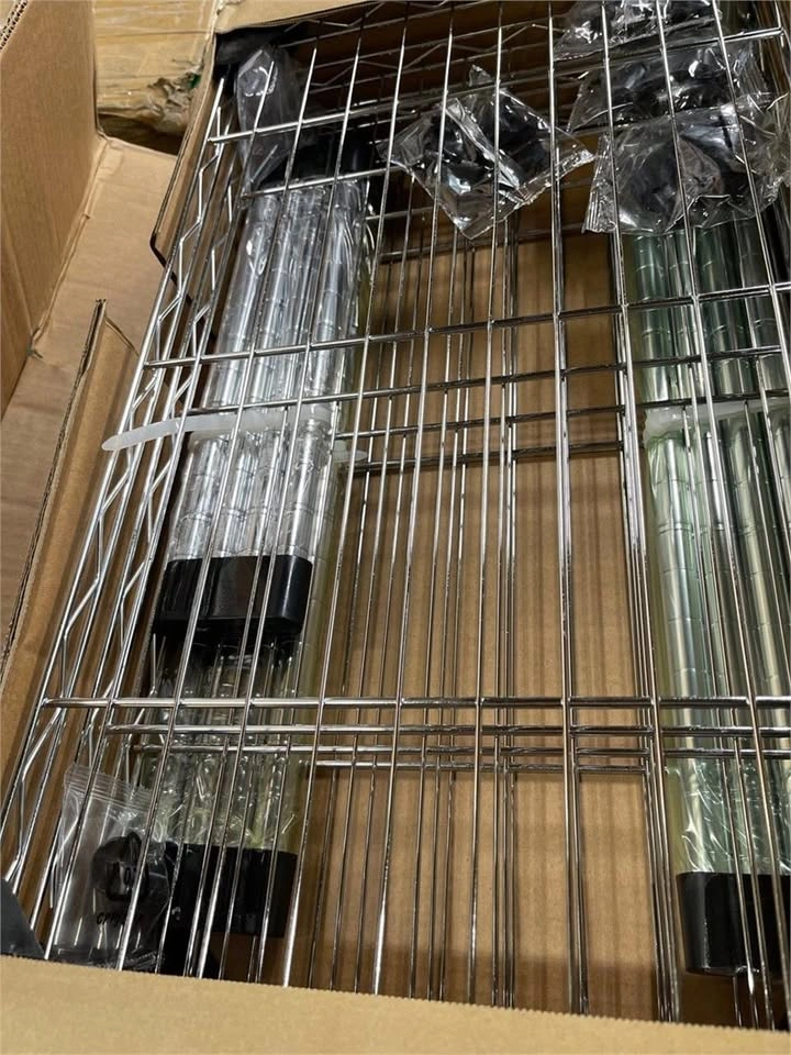 Rectangle Storage Rack 4 tier LD124597 - photo 5
