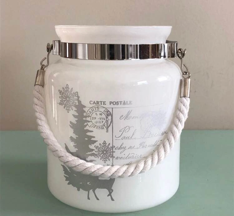 Nostalgic Postal Theme Candle Holder with Flicker Candle - photo 2