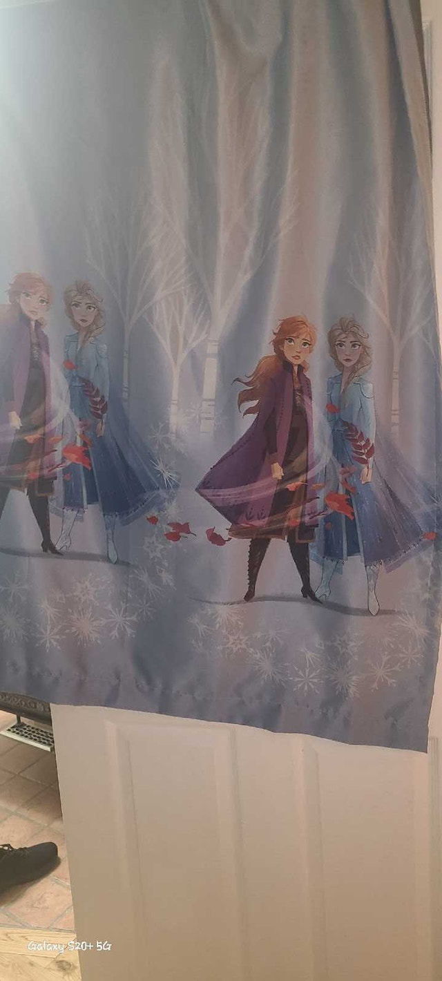 Frozen 2 Theme Panel Curtains