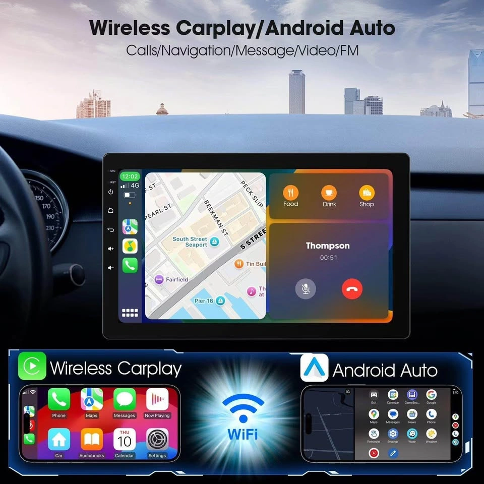 10.1" Rotatable Touch Screen Car Stereo - photo 2